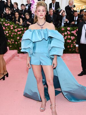 Lili Reinhart at 2019 Met Gala in NYC